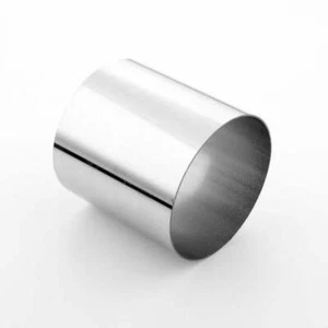 Polished 5" OD to 5" OD 304 Stainless Steel Exhaust Pipe Tube Connector Adapter - Picture 1 of 3