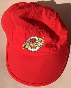 Vintage DC Comics Flash Gordon Logo Riemen hinten Mütze Kappe rot WOW! - Bild 1 von 6