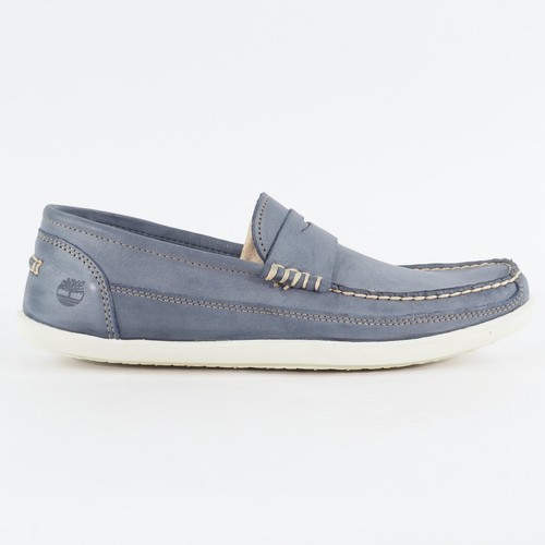 Scarpe mocassino casual da uomo Timberland Odelay Penny A13ZR blu navy in pelle