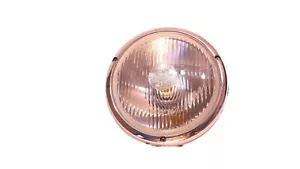 NOS CEV 5" HEADLIGHT GLASS LENS, 6V - 6W REPLACEABLE P26S BULB puch ktm moped - Picture 1 of 2