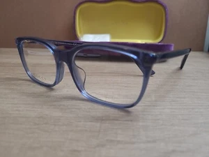 Gucci Unisex optisches GG0333OA 003 blau 55 mm klares Demo-Objektiv NEU! - Bild 1 von 6