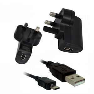 Genuine Sony Ericsson CST-80 Mains Plug & Micro USB Data Charging Cable Lead UK