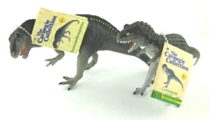 2 Plastic Dinosaurs The Carnegie Collection Acrocanthosaurus 8" & Carnotaurus 6" - Picture 1 of 8
