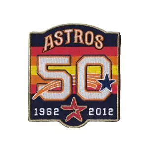 Toppa manica maglia commemorativa 50° anniversario Houston Atros 2012 - Foto 1 di 1