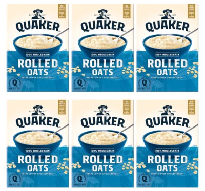 Quaker Rolled Oats 6x 1kg - Bild 1 von 3