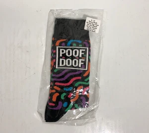 Poof Doof Gay Pride Adult Size 8-11 Unisex Socks  - NEW - LGBTQIA+ 🌈 Squiggles - Bild 1 von 5