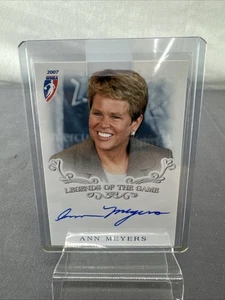 2007 Rittenhouse WNBA Autograph Ann Meyers - Picture 1 of 18