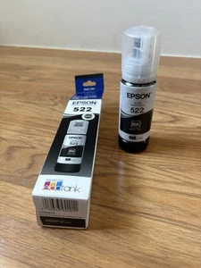 Original Epson 522 Tintenflasche schwarz ET-2720 ET-2800 ET-2803 ET-4700 OPEN BOX - Bild 1 von 5
