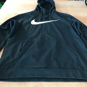 Nike Therma Fit Hoodie Sweatshirt Herren XL schwarz Reißverschlusstasche Training Athleisure - Bild 1 von 13