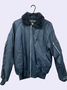 TIMBER KING Excellent Condition Women's Navy XL Full Zip Bomber Jacket - Picture 1 of 3