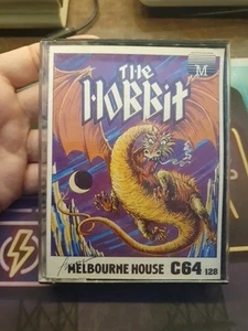 THE HOBBIT COMMODORE 64 GIOCO ORIGINALE CASSETTA COLLEZIONE C64 MELBOURNE HOUSE - Afbeelding 1 van 6
