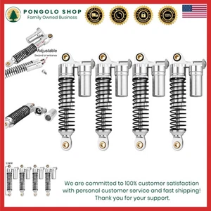 Ammortizzatore 53MM Ammortizzatore Filo Lungo Ammortizzatore Olio per TRX4M Nero - Foto 1 di 8