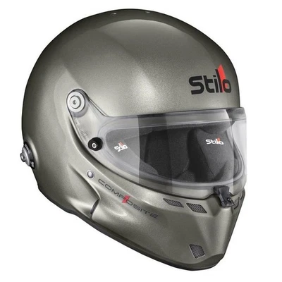 FIA Stilo ST6 F COMPOSITE Rally Intercom Helm Silber Rennen Snell SA2025 - Bild 1 von 3