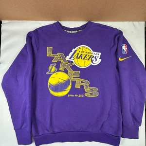 Nike NBA 75th Anniversary Los Angeles Lakers Crewneck Sweatshirt Lila M - Bild 1 von 9