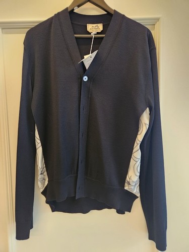 HERMÈS Cardigan Hermes doppio Duvant manica lunga 557180HA01LA 140545274