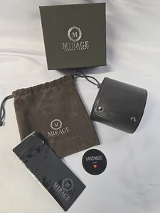 Mirage Uhr Reiseetui schiefergrau Schweizer Motiv Design veganes Leder, - Bild 1 von 16