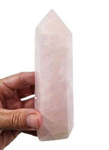 Rose Quartz Crystal Polished Tower Madagascar 272.6 grams. - Picture 1 of 3