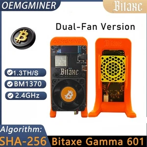 New Bitaxe Gamma 601 Solo BTC Miner 1.3TH/s 2.4G WiFi 18W BTC Lottery Miner - Picture 1 of 6