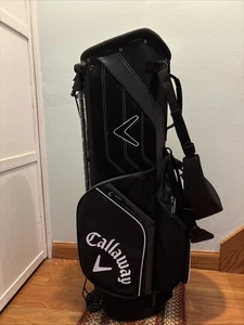 Callaway Golf 6 Way Stand Bag With Strap Black New - Picture 1 of 11