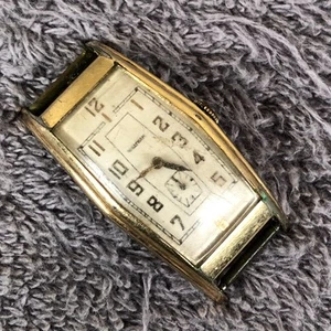 Vintage Waltham Curvex Damen mechanischer Wind nur für Uhrenteile oder Reparatur - Bild 1 von 8