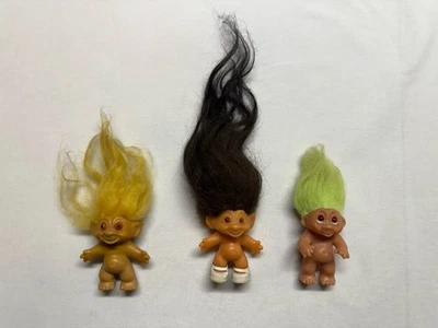 Vintage Troll Dolls 1 Marked Dam - Image 1 of 4