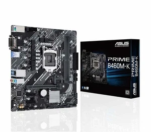 ASUS PRIME B460M-K Motherboard Intel B460 LGA 1200 DDR4 m-ATX DVI-D USB 2.0 CORE - Picture 1 of 5