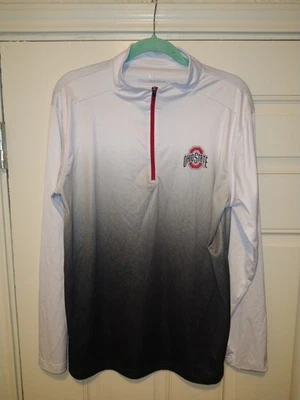 Pullover Colosseum Ohio State Buckeyes NCAA Cuarto Cremallera Para Hombre Talla Grande Foto 1 de 4