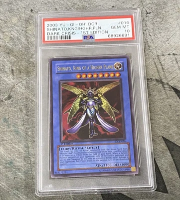 2003 Yu-Gi-Oh Shinato King Of A Higher Plane 1st Ed. PSA Gem Mint 10 Dark Crisis - Image 1 of 2