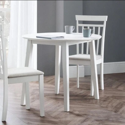 Exeter Extendable Dining Table  Round Soild Wood Base  RRP £96.99 - Image 1 of 4