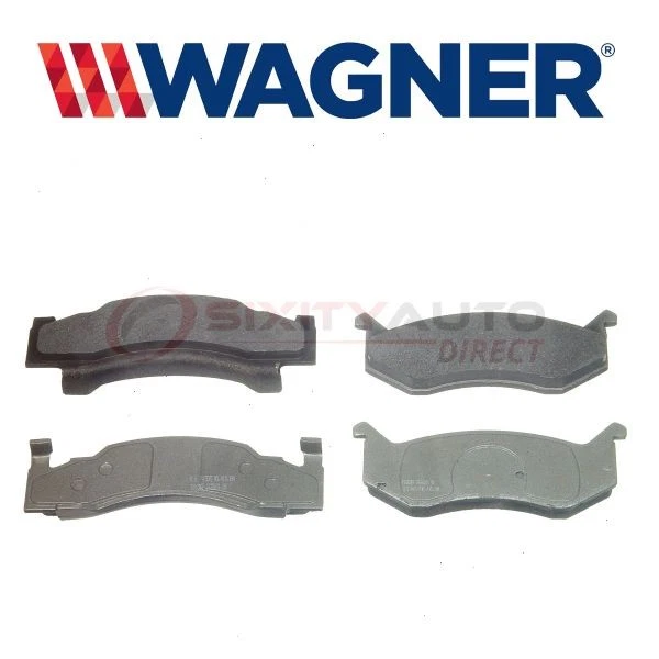 Wagner Brake Front Disc Brake Pad Set for 1981-1993 Dodge W250 - Braking ch Foto 1 de 4