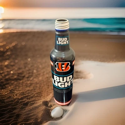 Пустая алюминиевая бутылка Bud Light Kickoff Cincinnati Bengals NFL 2025 16 унций - Изображение 1 из 4