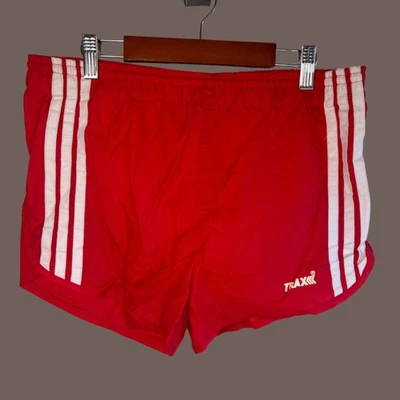 Vintage 80s Trax Side Stripe Shorts - Image 1 of 4