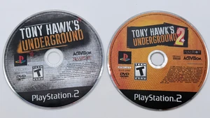 Tony Hawk's Underground 1 & 2 (Sony PlayStation 2,PS2) Discs Only-TESTED & WORKS - Picture 1 of 7