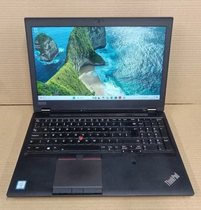 Lenovo Thinkpad P52 i7-8850H 2.6Ghz 32GB 512GB SSD 15.6" P2000 Laptop - CRACKS 3 - Picture 1 of 4
