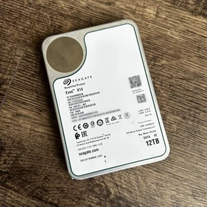 Seagate Exos X14 12TB ST12000NM0538 SATA 6Gb/s 256MB 3.5" HDD - Picture 1 of 4