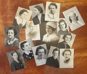 Vintage aus den 1940er Jahren Fotografie Abschluss High School Bild ~ SIE WÄHLEN! - Bild 1 von 73