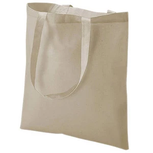 10 X Neuf Naturel 100% Coton Shopping 165GSM Fourre-Tout bag Courses 10 Litre - Picture 1 of 1