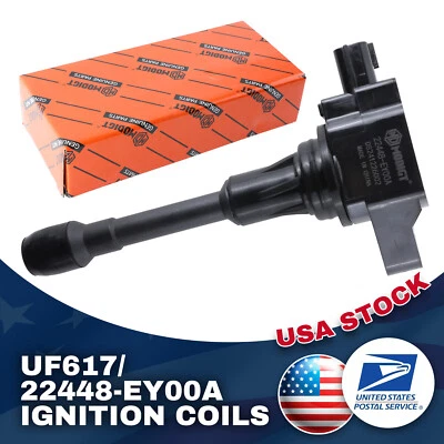 Bobina de encendido duradera de 1 pieza 22448-EY00A para Infiniti QX60 3,5 L V6 2014-2019 UF617 Foto 1 de 4
