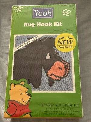 Disney - Eeyore Rug Hook Kit - New and Sealed - 12" x 12" - Winnie the Pooh - Image 1 of 4