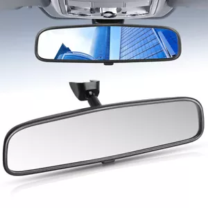 Universal Inner Inside Interior 10 Inch Rearview Rear View Mirror w/Adhesive Kit - Picture 1 of 11
