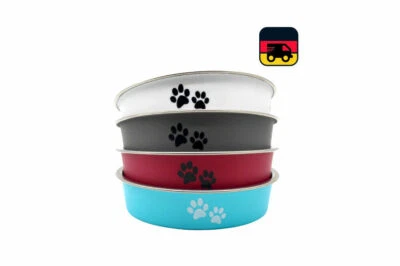 Trixie Edelstahl Napf mit Kunststoffmantel rutschfest für Hund & Katze 0,25L - Bild 1 von 4