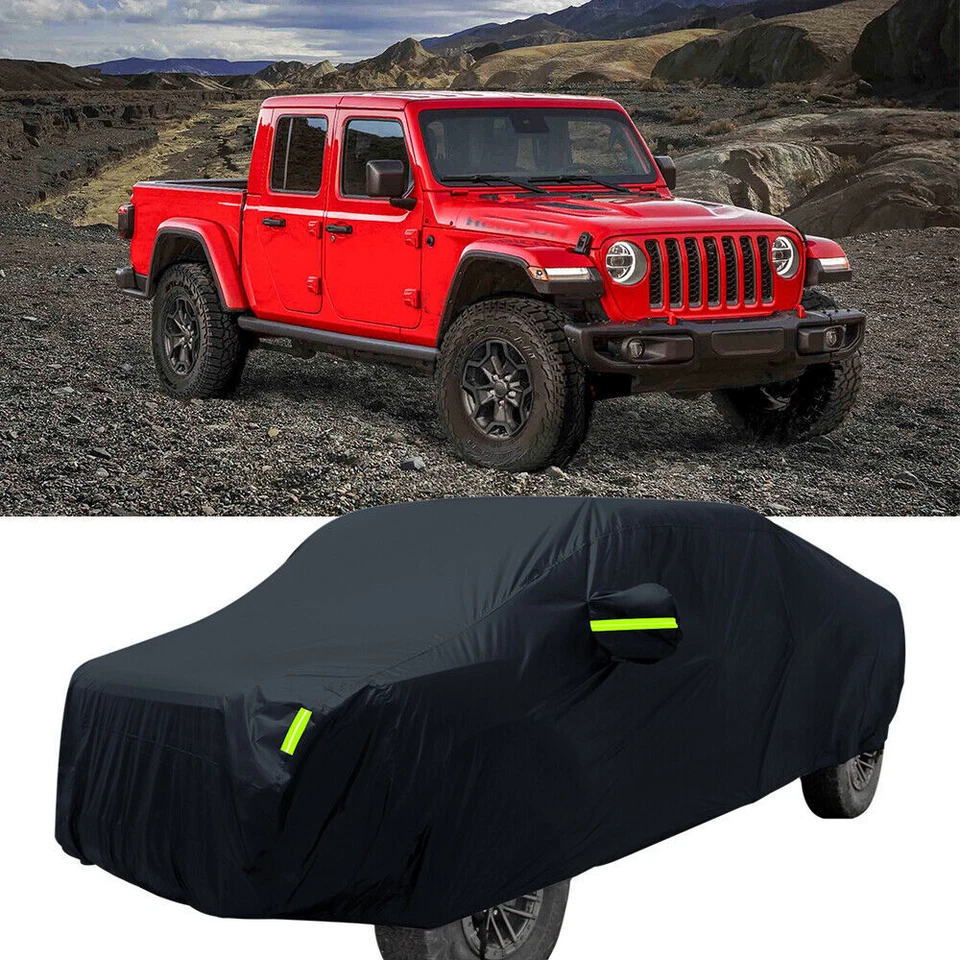 Cubierta de camioneta exterior lluvia polvo protección UV para Nissan Frontier 1998-2022 Foto 1 de 4