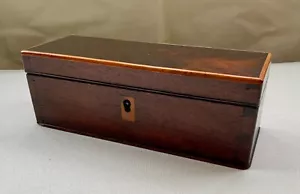 VINTAGE/ANTIQUE WOODEN STAMP BOX - TRINKET BOX, COLLECTABLES, DECORATION - Picture 1 of 9