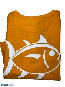 Southern Tide Skipjack Premium Short Sleeve Graphic Pocket T-Shirt.Yellow.SZ.XL. - Picture 1 of 12