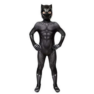 Black Panther T'Challa Costume Cosplay Suit Kids - Picture 1 of 16