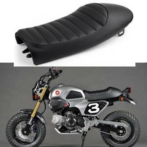 Motorcycle Cafe Racer Seat Hump Saddle For Honda Grom Suzuki GS Yamaha GN Black