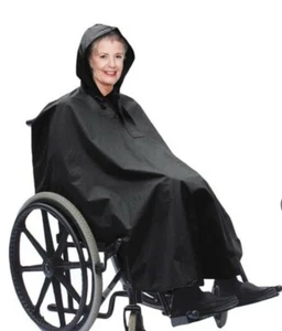 Bramble Wheelchair Cover Poncho Heavy Duty Black Reflective Strip Waterproof - Picture 1 of 2