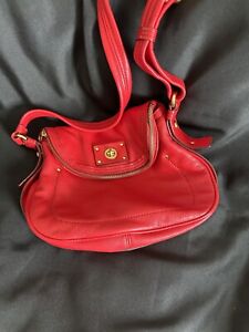 Marc Jacobs Messenger Bag Large Red Pebbled Leather