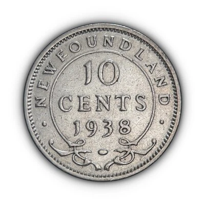 CANADA. 1938, 10 Cents, Silver - KGVI, Newfoundland, Ottawa 1 - Image 1 of 3
