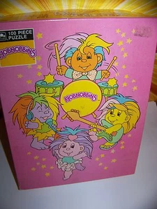 Vintage 80s Hobnobbins Puzzle Golden 100 Pieces COMPLETE Playskool Retro - Picture 1 of 6